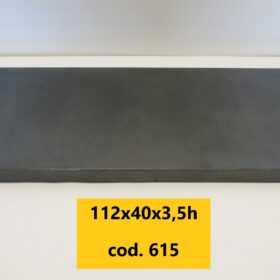 Ripiano metallo cm 112x40x3,5(h) antracite