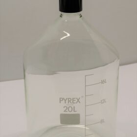 Bottiglia per reagenti in vetro borosilicato Pyrex - 20 L