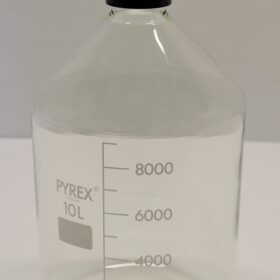 Bottiglia per reagenti in vetro borosilicato Pyrex - 10 L