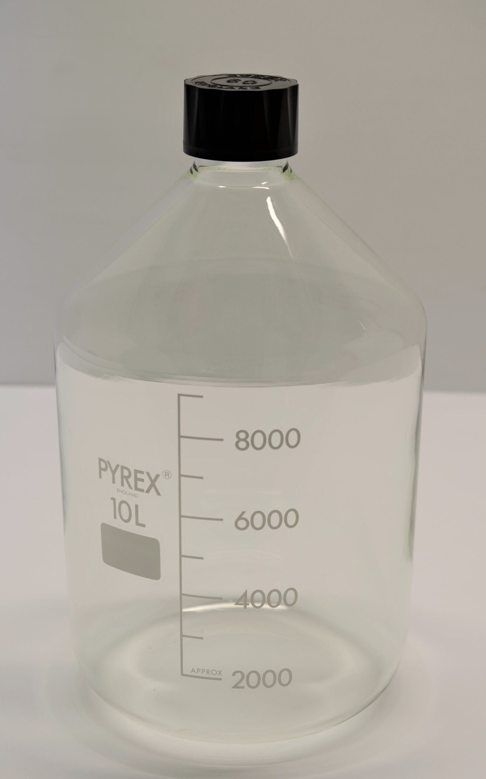 1427 -- 000 (1927) Bottiglia per reagenti in vetro borosilicato Pyrex - 10 L - immagine 1