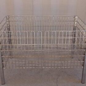 CESTA IN ACCIAIO 120x80