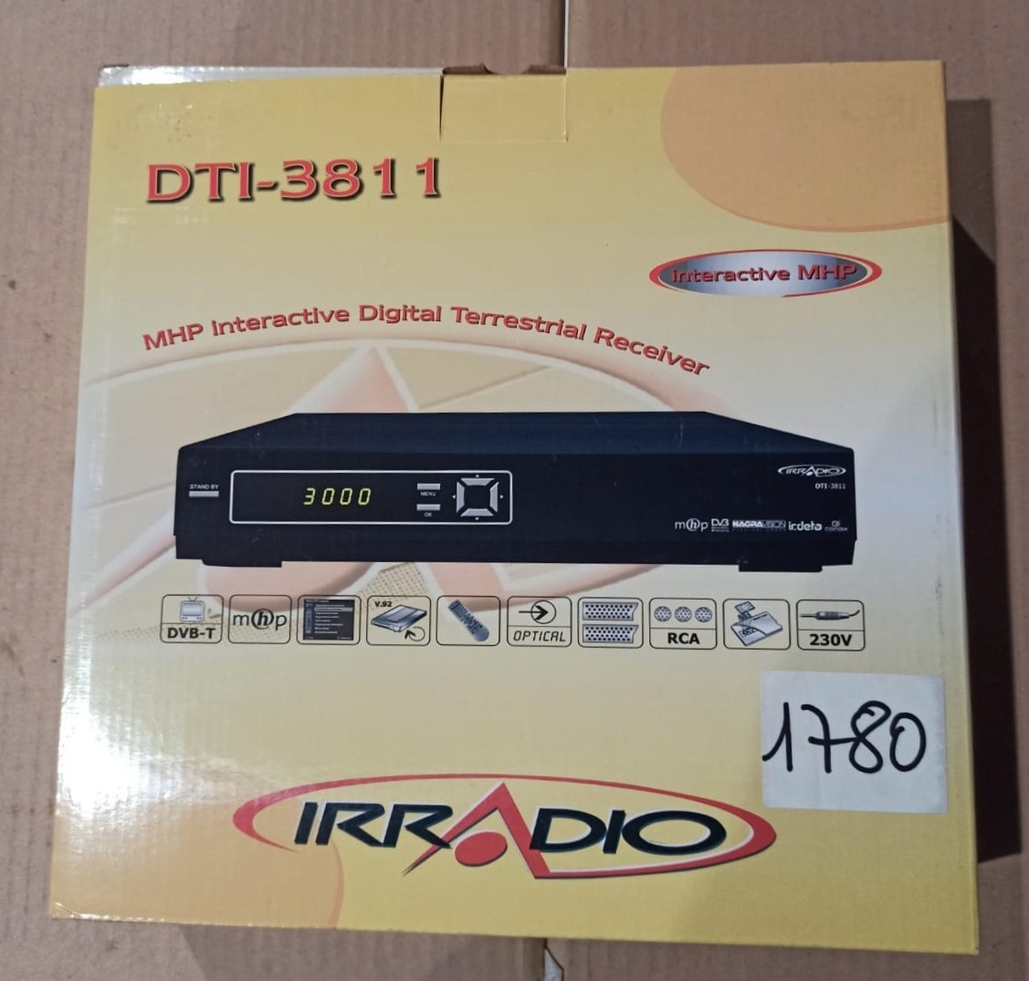 1780 -- 000 (2307) Decoder digitale terrestre - Irradio mod. DTI-3811 - immagine 1