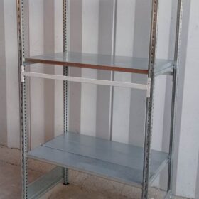 SCAFFALATURA AD INCASTRO IN ACCIAIO ZINCATO