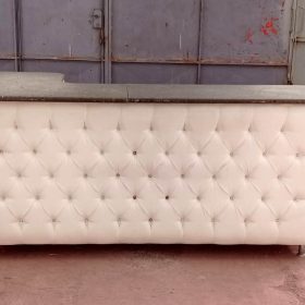 BANCONE CASSA AD L CON PIANO IN PEPERINO