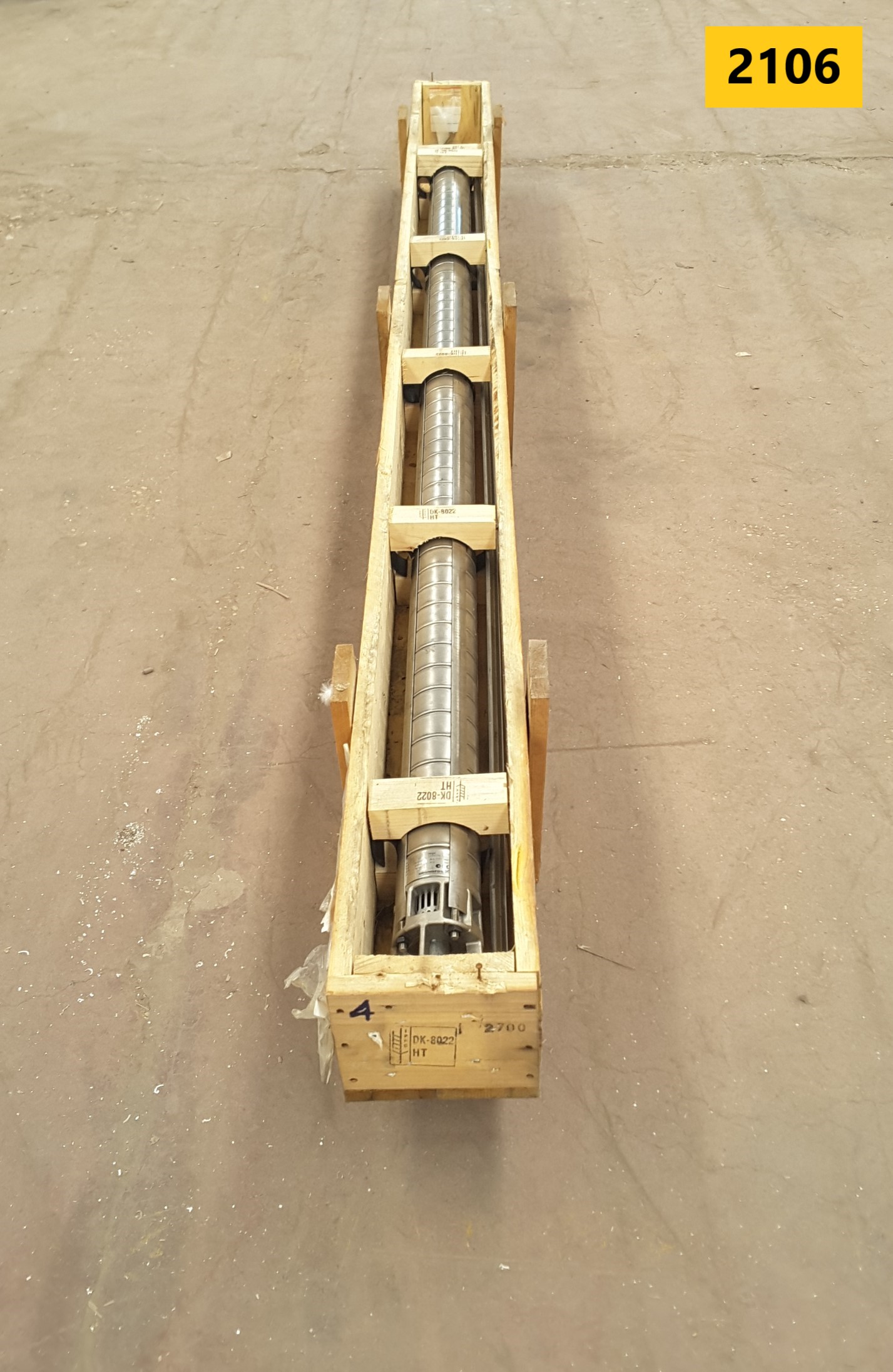 2106 -- 000 (2660) Pompa sommersa per pozzi - Grundfos
Tipo: SP8A-73 Modello: A 11720073 - immagine 1