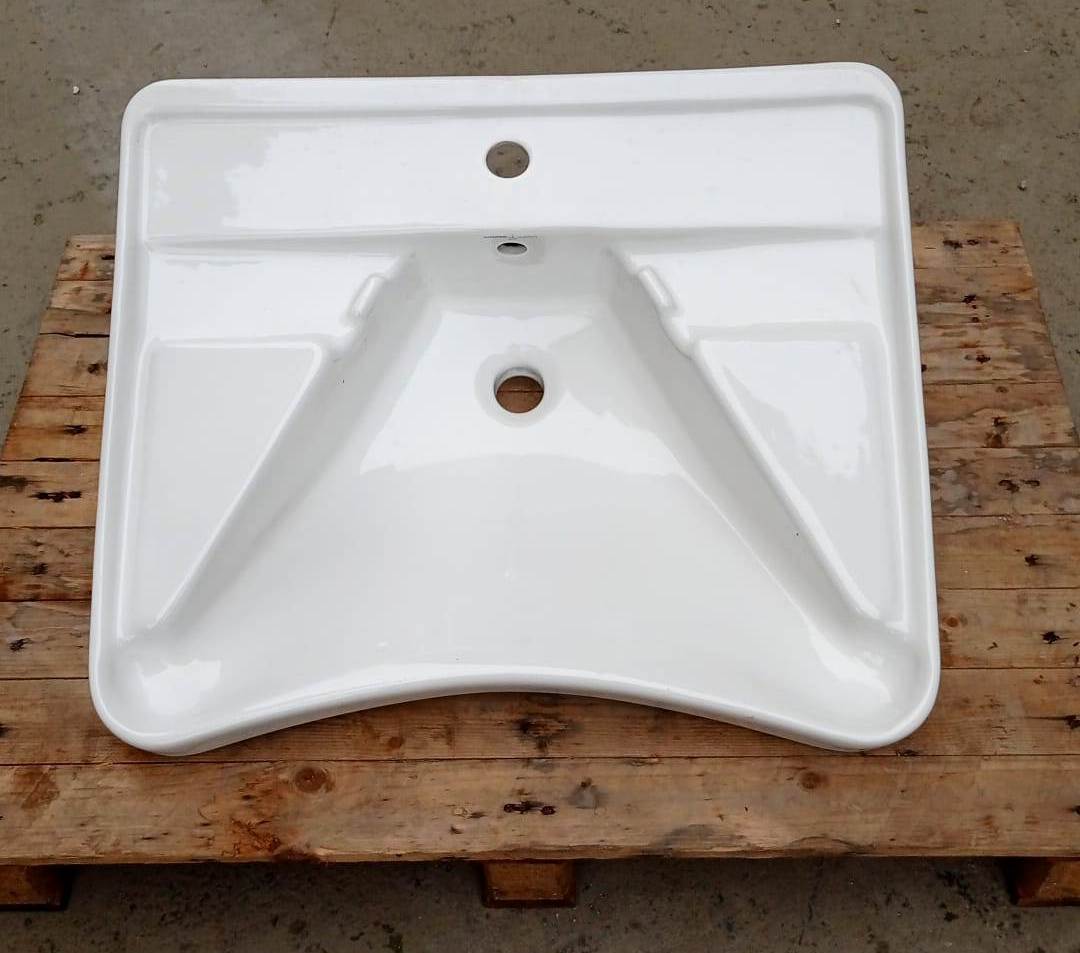 2134 -- 000 (2689) LAVANDINO IN CERAMICA PER DISABILI - immagine 1