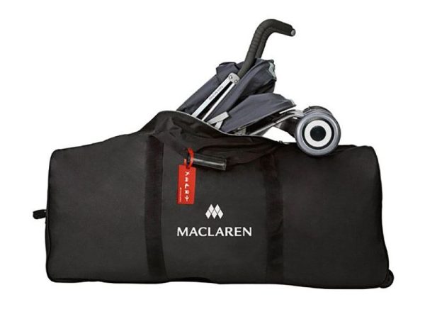 Borsone nero porta passeggino gemellare - MacLaren
