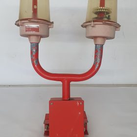 LAMPADA SEGNALAZIONE DOPPIA CLAMPCO PER TORRI ANTENNE