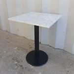 TAVOLO CON PIANO IN MARMO cm 60x60x76h - immagine 3