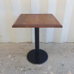 TAVOLO CON PIANO IN LEGNO cm 60x60x76h