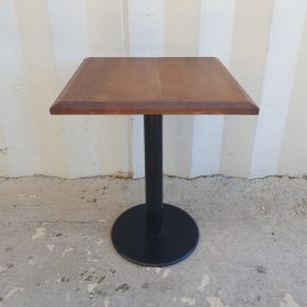 TAVOLO CON PIANO IN LEGNO cm 60x60x76h