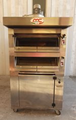 FORNO ELETTRICO PER PIZZERIE E PASTICCERIE MC FORNI mod. FM4 18/25 CON CELLA DI LIEVITAZIONE