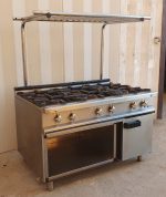 CUCINA A GAS 6 FUOCHI MBM CON APPENDI-MESTOLI - immagine 2