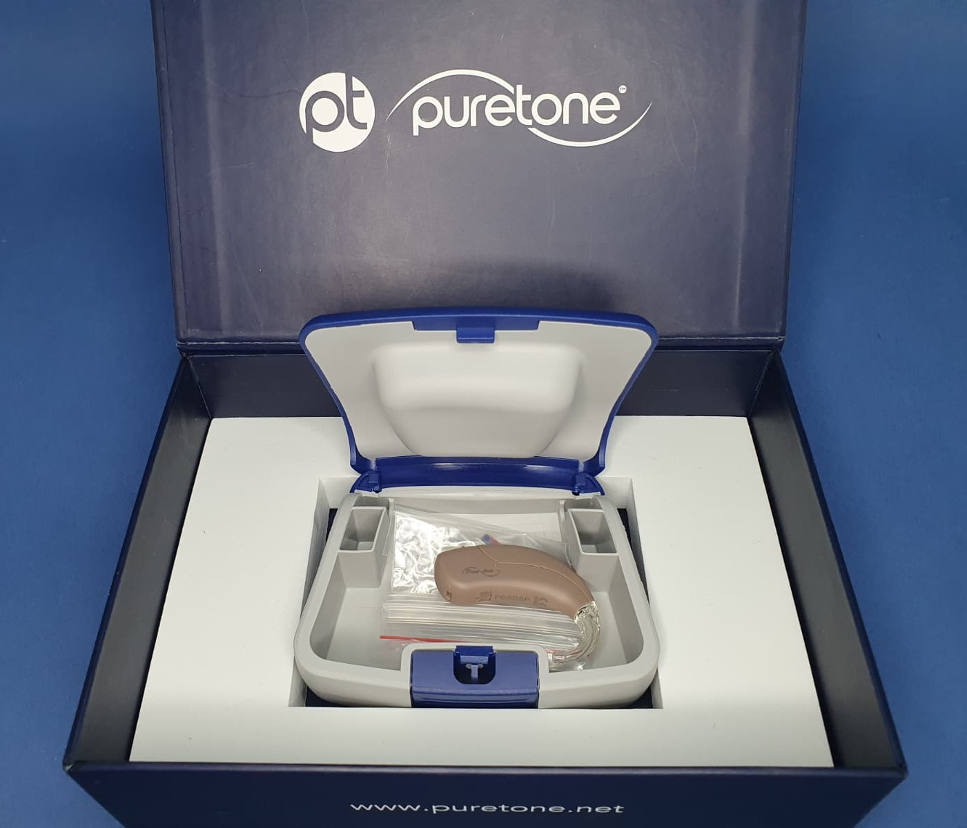 3249 -- 000 (3836) APPARECCHIO ACUSTICO PURETONE mod. P660SP MEDIUM BLONDE - immagine 1