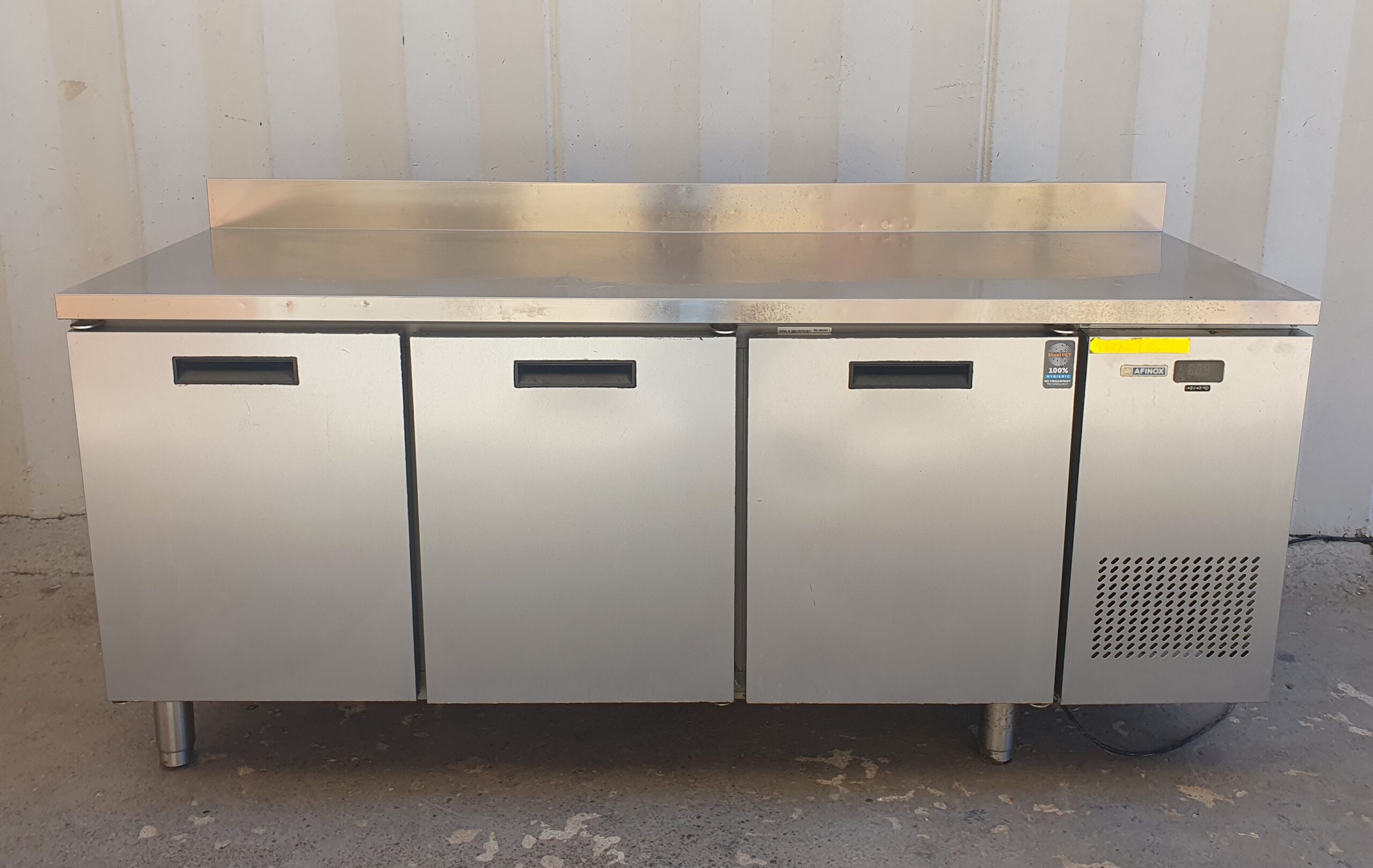 3339 -- 000 (3928) BANCO FRIGO 3 SPORTELLI AFINOX mod. TAV FRESH 70 - immagine 1