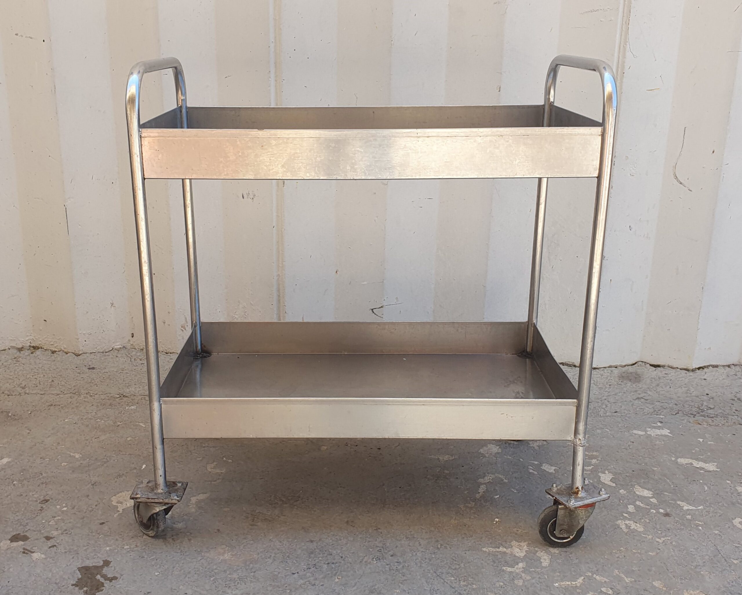 3359 -- 000 (3948) CARRELLO DA SERVIZIO IN ACCIAIO INOX - immagine 1
