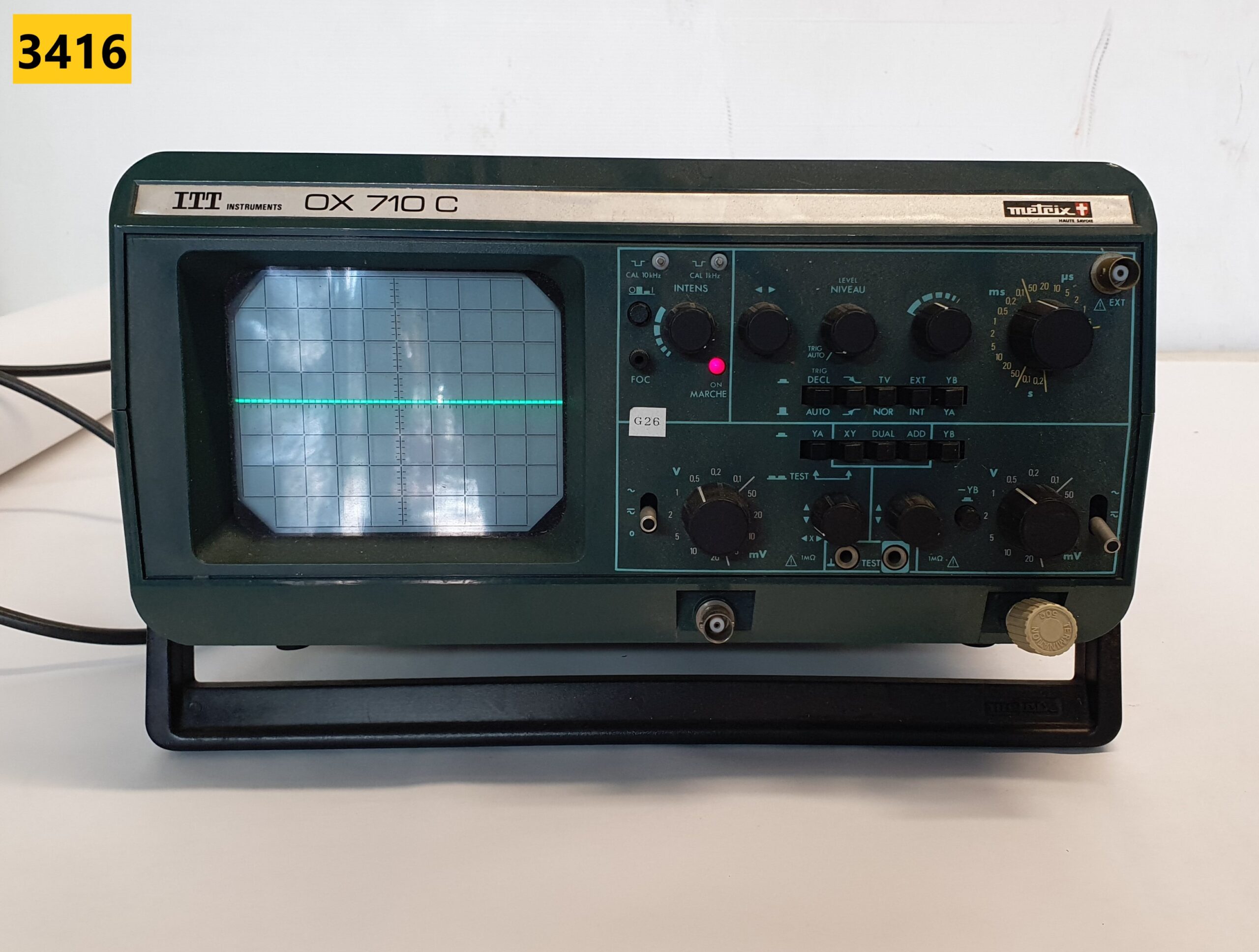 3416 -- 000 (4007) OSCILLOSCOPIO ITT INSTRUMENTS mod. OX710C - immagine 1